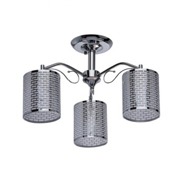 Люстра потолочная DeMarkt 333012403 Скарлет 3x60W E27